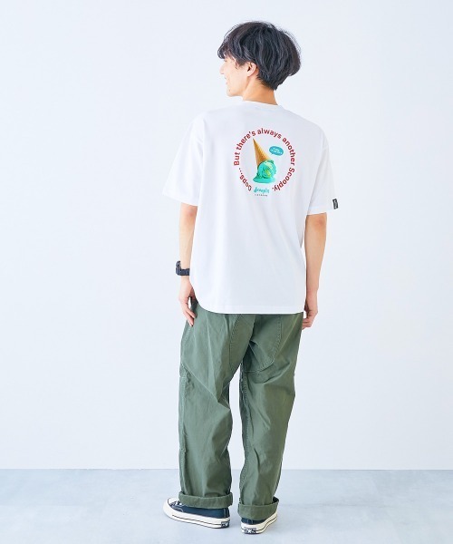 devirock(デビロック)の「デビロック×【アイス】 ひやシャリ 接触冷感 大人 アイスプリント 半袖Tシャツ(Tシャツ/カットソー・レディース・ホワイト系2/ホワイト系1/ライラック系1/ブラック系1/ホワイト系3・L/M/LL)」の11枚目の写真