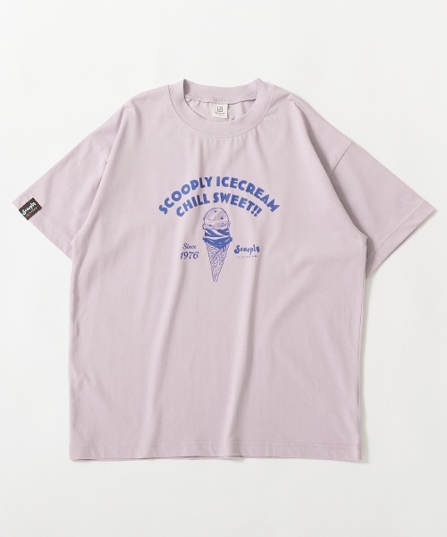 devirock(デビロック)の「デビロック×【アイス】 ひやシャリ 接触冷感 大人 アイスプリント 半袖Tシャツ(Tシャツ/カットソー・レディース・ホワイト系2/ホワイト系1/ライラック系1/ブラック系1/ホワイト系3・L/M/LL)」の16枚目の写真
