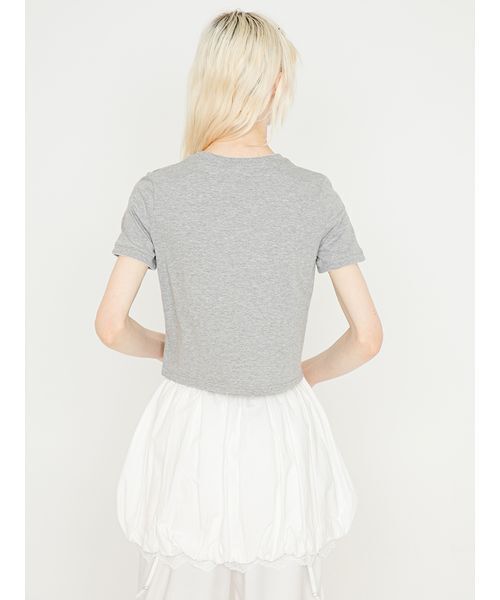 SORIN（ソリン　）の「Doll Panties Docking T-shirt/ドールパンティー ドッキングTシャツ（Tシャツ/カットソー・レディース・ホワイト/グレー/ダークネイビー・38）」の8枚目の写真