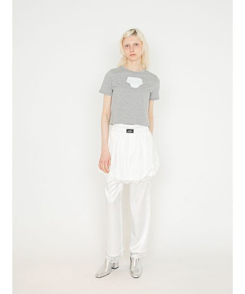 SORIN（ソリン　）の「Doll Panties Docking T-shirt/ドールパンティー ドッキングTシャツ（Tシャツ/カットソー・レディース・ホワイト/グレー/ダークネイビー・38）」の10枚目の写真