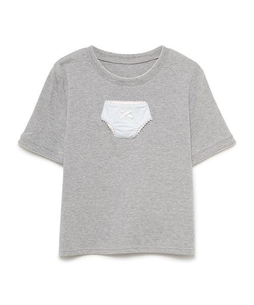 SORIN（ソリン　）の「Doll Panties Docking T-shirt/ドールパンティー ドッキングTシャツ（Tシャツ/カットソー・レディース・ホワイト/グレー/ダークネイビー・38）」の14枚目の写真