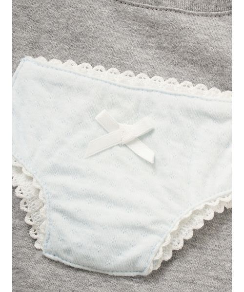 SORIN（ソリン　）の「Doll Panties Docking T-shirt/ドールパンティー ドッキングTシャツ（Tシャツ/カットソー・レディース・ホワイト/グレー/ダークネイビー・38）」の15枚目の写真