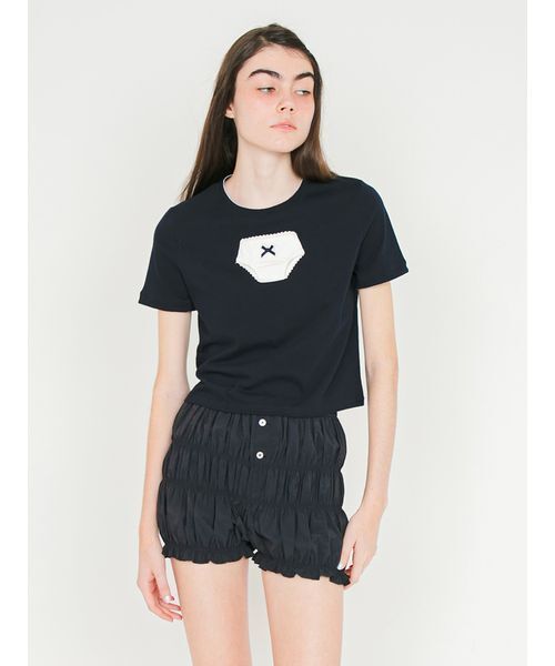 SORIN（ソリン　）の「Doll Panties Docking T-shirt/ドールパンティー ドッキングTシャツ（Tシャツ/カットソー・レディース・ホワイト/グレー/ダークネイビー・38）」の19枚目の写真