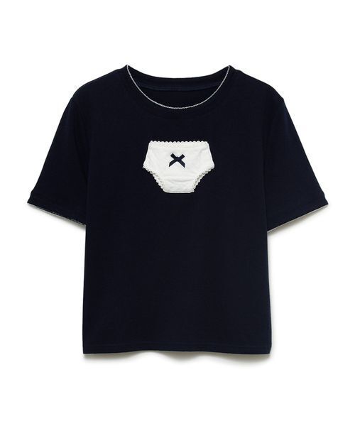 SORIN（ソリン　）の「Doll Panties Docking T-shirt/ドールパンティー ドッキングTシャツ（Tシャツ/カットソー・レディース・ホワイト/グレー/ダークネイビー・38）」の21枚目の写真