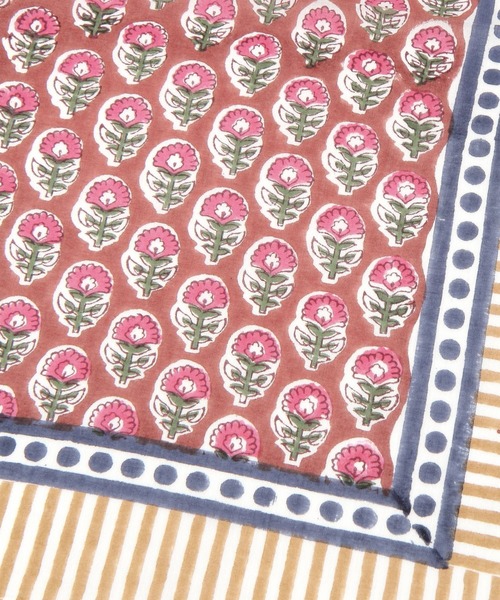 GEORGE'S(ジョージズ)の「ブロックプリント ハンカチ(ハンカチ/ハンドタオル・レディース・その他2/その他3/その他1・FREE)」の9枚目の写真