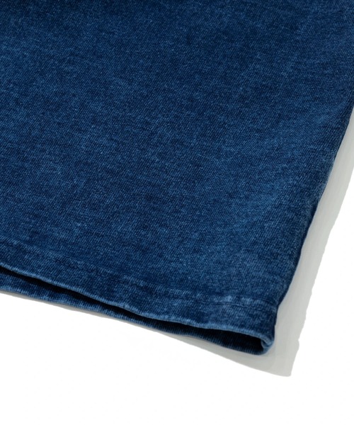 go slow caravan(ゴースローキャラバン)の「Good On/グッドオン S/S HVY CREW TEE INDIGO SHAVE(Tシャツ/カットソー・メンズ・ブルー系その他・LARGE/X-LARGE/MEDIUM)」の4枚目の写真