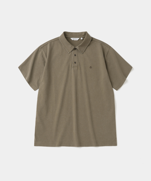 UNIFORM BRIDGE(ユニフォームブリッジ)の「sulfa polo s/s t-shirt dark beige(Tシャツ/カットソー・メンズ・その他・MEDIUM/LARGE/X-LARGE/XX-LARGE)」の1枚目の写真