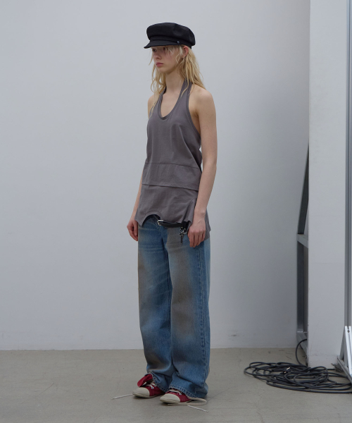 LCDC TM(エルシーディーシーティーエム)の「SMOKY BRUSHED BLUE DENIM (BLUE)(デニムパンツ・レディース・その他・X-SMALL/SMALL/MEDIUM)」の3枚目の写真