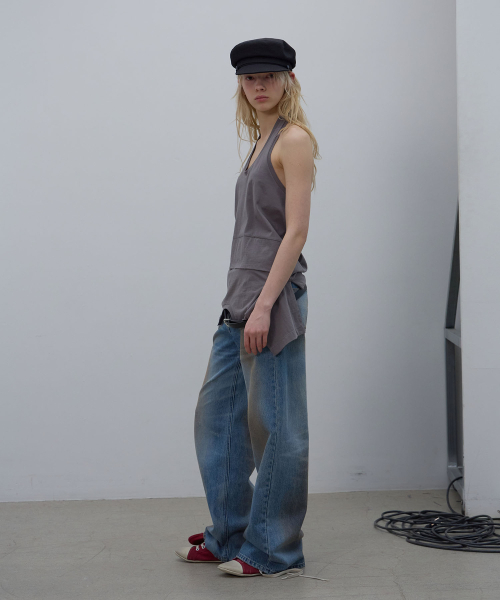 LCDC TM(エルシーディーシーティーエム)の「SMOKY BRUSHED BLUE DENIM (BLUE)(デニムパンツ・レディース・その他・X-SMALL/SMALL/MEDIUM)」の12枚目の写真
