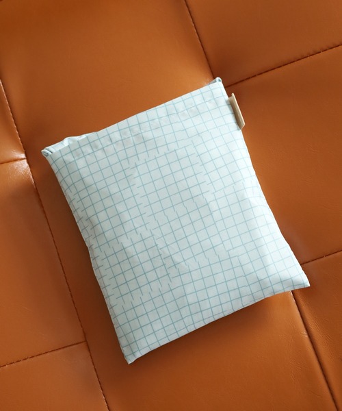 392 plusm(サンキューニプリュスエム)の「392PLUSM ECO BAG_BIG チェック エコバッグ(エコバッグ/サブバッグ・メンズ・オフホワイト/グリーン/イエロー/ベージュ・ONE)」の6枚目の写真