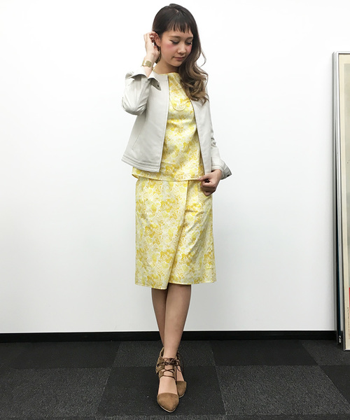 N.(N. Natural Beauty Basic)(エヌエヌナチュラルビューティーベーシック)の「フェイクレザーブルゾン(ブルゾン・レディース・ブラック/ベージュ/ホワイト・SMALL/MEDIUM)」の4枚目の写真