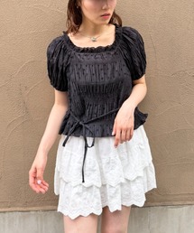 w closet | ドビードットホルターブラウス 夏服(シャツ/ブラウス)