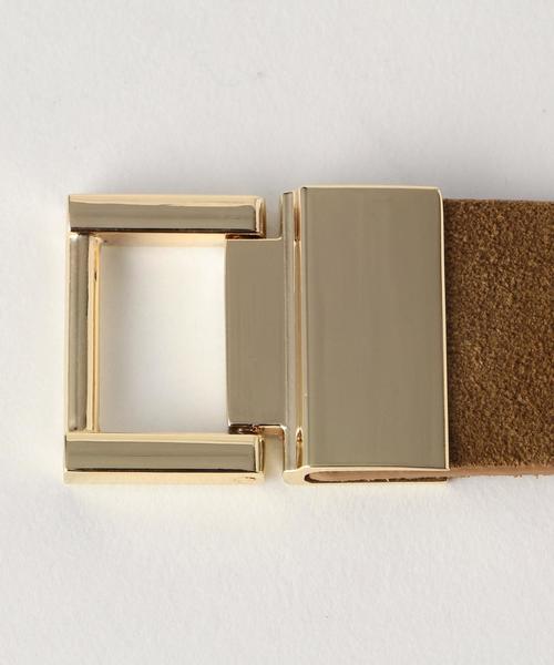 green label relaxing（グリーンレーベルリラクシング）の「KC レザーギボシ/ブレスレット◆（ブレスレット・レディース・ブラック/ブラウン/ベージュ/ライトグレー/ダークブラウン・FREE）」の6枚目の写真