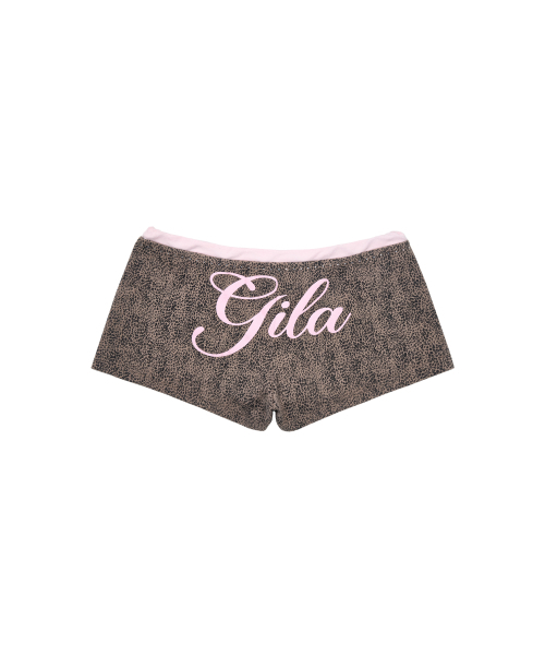 GILAARCHIVE(ギラアーカイブ)の「LEOPARD SMALL LOGO MICRO SHORTS_PINK(その他パンツ・レディース・その他・FREE)」の6枚目の写真