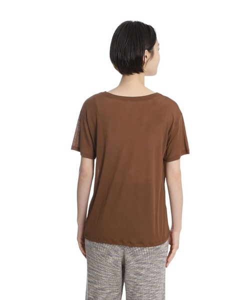 BASERANGE（ベースレンジ）の「BASERANGE / ベースレンジ：LOOSE TEE：TOLO-BL-000[ANN]（Tシャツ/カットソー・レディース・ブラウン系その他・XS）」の6枚目の写真
