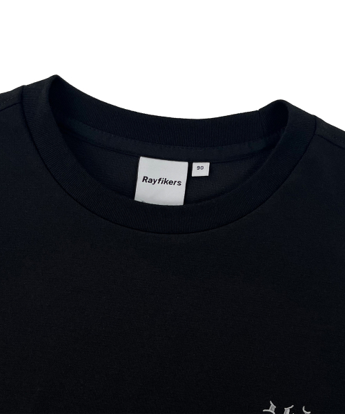 RAYFIKERS(レイフィカース)の「エッセンシャルスモールロゴショートスリーブ MQ7TU443_BLACK(Tシャツ/カットソー・メンズ・その他・90/100/95/105)」の3枚目の写真