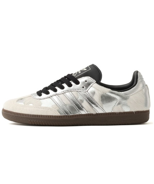 adidas(アディダス)の「adidas SAMBA OG W / アディダス サンバ OG W(スニーカー・レディース・ホワイト×シルバー・23.5cm/24.5cm/23.0cm/24.0cm/25.0cm)」の1枚目の写真