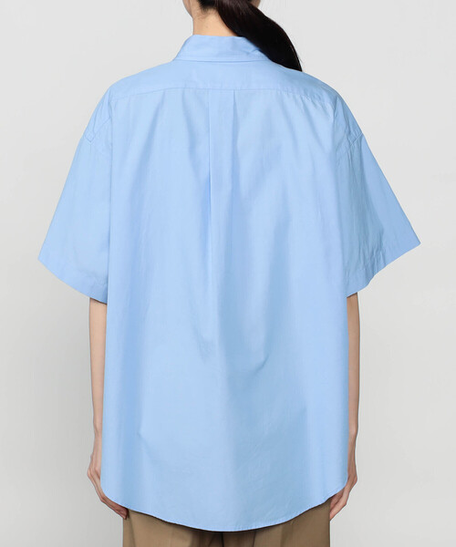 THE SHINZONE(ザ シンゾーン)の「THE SHINZONE | HALF SLEEVES DADDY SHIRT WOMEN(シャツ/ブラウス・レディース・イエロー/ブルー・F)」の5枚目の写真