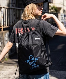 CORPUS　SELECT（コーパストーキョー）の「【THRASHER/スラッシャー】ロゴプリント フロントポケット ナップサック（バックパック/リュック）」