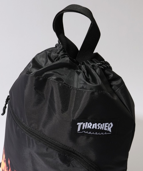 THRASHER(スラッシャー)の「【THRASHER/スラッシャー】ロゴプリント フロントポケット ナップサック(バックパック/リュック・メンズ・ブラック系その他2/ブラック系その他/ブラック系その他5/ブラック系その他4・FREE)」の15枚目の写真