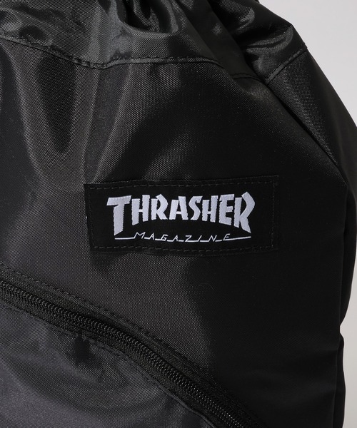 THRASHER(スラッシャー)の「【THRASHER/スラッシャー】ロゴプリント フロントポケット ナップサック(バックパック/リュック・メンズ・ブラック系その他2/ブラック系その他/ブラック系その他5/ブラック系その他4・FREE)」の16枚目の写真