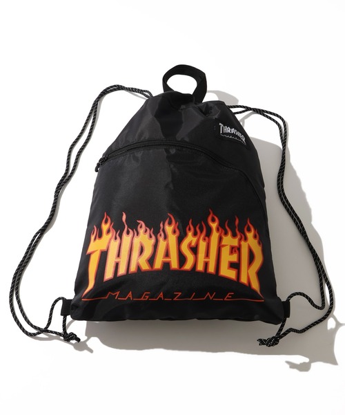THRASHER(スラッシャー)の「【THRASHER/スラッシャー】ロゴプリント フロントポケット ナップサック(バックパック/リュック・メンズ・ブラック系その他2/ブラック系その他/ブラック系その他5/ブラック系その他4・FREE)」の20枚目の写真