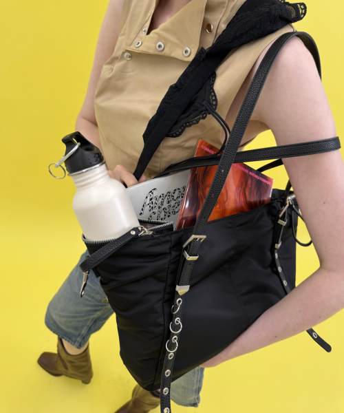 FILLINTHEBLANK(フィルインザブランク)の「Trucker Bag (nylon)(black)(ショルダーバッグ・レディース・その他・FREE)」の5枚目の写真