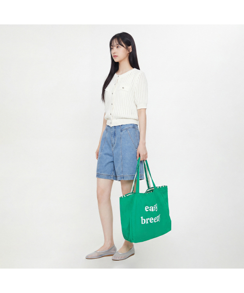 LAP（ラップ）の「ブリーズリバーシブルショッパーバッグ AS7AB420（ショルダーバッグ・レディース・ネイビー/レッド/グリーン・FREE）」の6枚目の写真