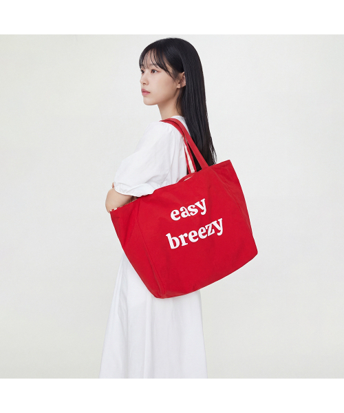 LAP（ラップ）の「ブリーズリバーシブルショッパーバッグ AS7AB420（ショルダーバッグ・レディース・ネイビー/レッド/グリーン・FREE）」の7枚目の写真