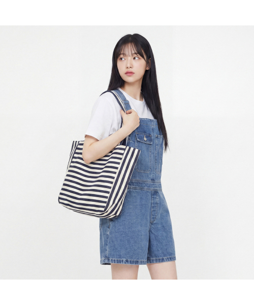 LAP（ラップ）の「ブリーズリバーシブルショッパーバッグ AS7AB420（ショルダーバッグ・レディース・ネイビー/レッド/グリーン・FREE）」の8枚目の写真