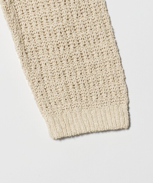 H BEAUTY&YOUTH UNITED ARROWS(エイチビューティーアンドユースユナイテッドアローズ)の「<H>ローゲージ ジップカーディガン(カーディガン/ボレロ・レディース・ナチュラル/ブラック・FREE)」の19枚目の写真