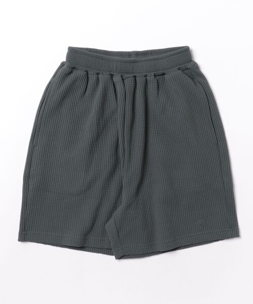 Ocean Pacific(オーシャンパシフィック)の「【OP:オーピー】キッズワッフルショーツ ウエスト総ゴム仕様(その他パンツ・キッズ・チャコールグレー/カーキ・130/140/150/160)」の1枚目の写真