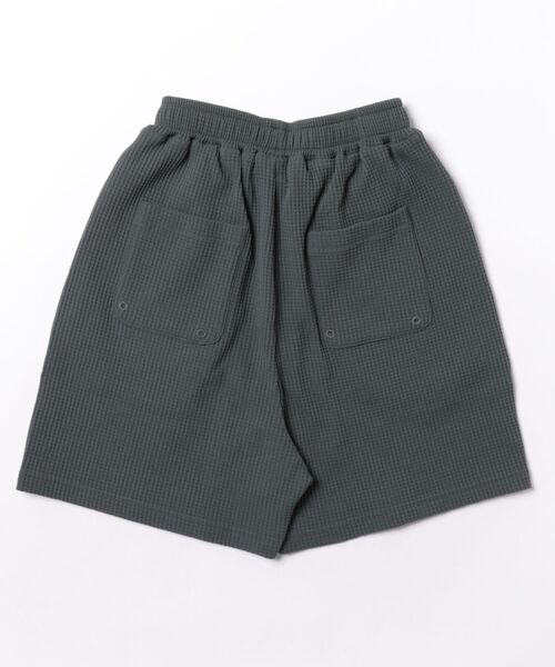 Ocean Pacific(オーシャンパシフィック)の「【OP:オーピー】キッズワッフルショーツ ウエスト総ゴム仕様(その他パンツ・キッズ・チャコールグレー/カーキ・130/140/150/160)」の3枚目の写真