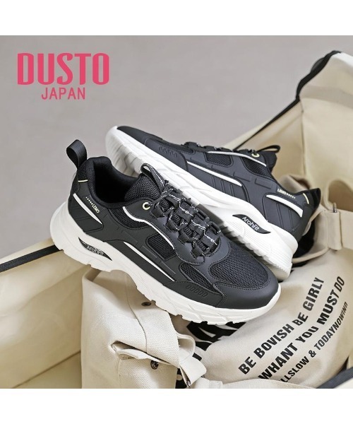 VIBGYOR(ヴィブジョー)の「【DUSTO】"メンズ カジュアル ArofFitスニーカー"(MA)(スニーカー・メンズ・ブラック・26)」の1枚目の写真