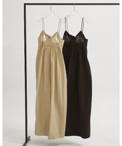 TODAYFUL(トゥデイフル)の「Bustier Balloon Dress 12610312(ワンピース・レディース・ブラウン/ベージュ・38/36)」の3枚目の写真