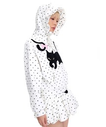 CFIERCE/フィアス/CAT POLKA DOT ZIPUP HOODIE