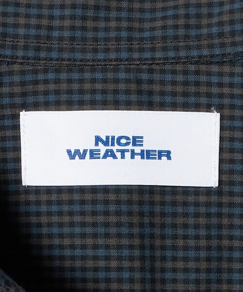 NICE WEATHER(ナイスウェザー)の「<NICE WEATHER>チェックショートスリーブシャツ(シャツ/ブラウス・メンズ・ネイビー/ライトグレー・S/L/M)」の11枚目の写真