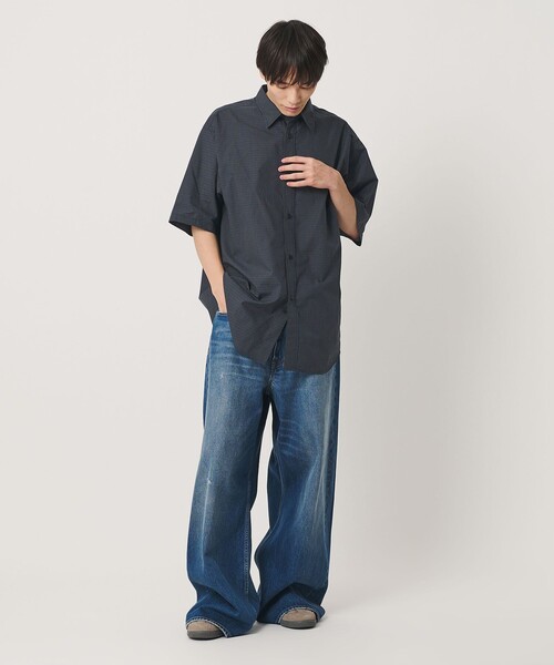 NICE WEATHER(ナイスウェザー)の「<NICE WEATHER>チェックショートスリーブシャツ(シャツ/ブラウス・メンズ・ネイビー/ライトグレー・S/L/M)」の13枚目の写真