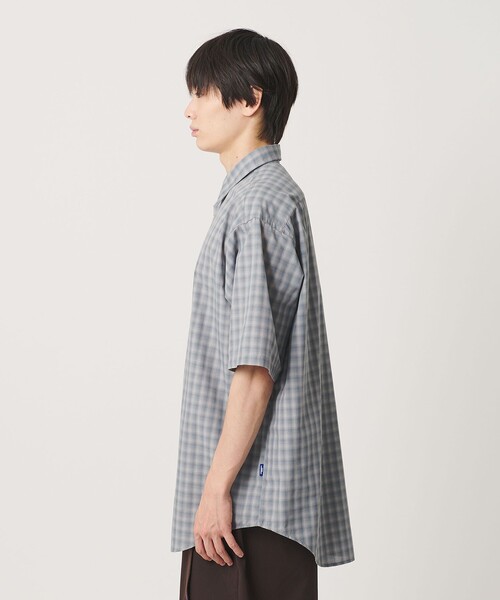 NICE WEATHER(ナイスウェザー)の「<NICE WEATHER>チェックショートスリーブシャツ(シャツ/ブラウス・メンズ・ネイビー/ライトグレー・S/L/M)」の16枚目の写真