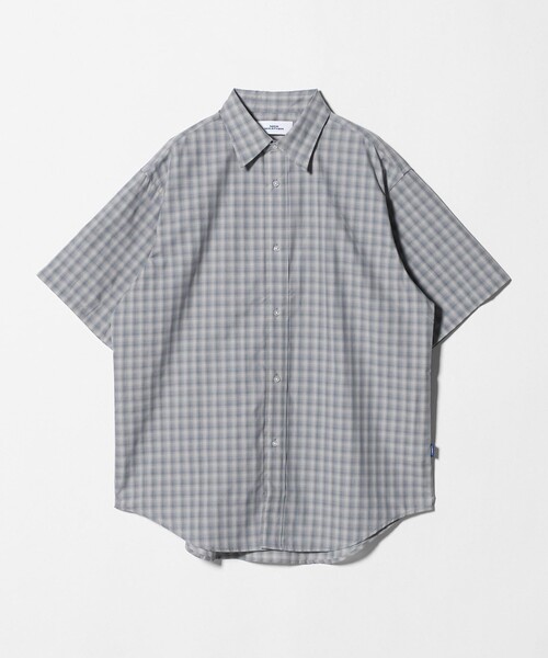 NICE WEATHER(ナイスウェザー)の「<NICE WEATHER>チェックショートスリーブシャツ(シャツ/ブラウス・メンズ・ネイビー/ライトグレー・S/L/M)」の18枚目の写真