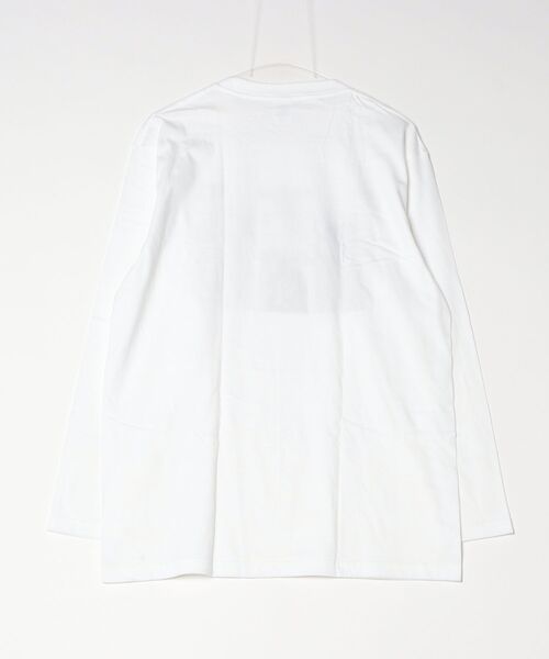tunee（チュニー）の「ニュースペーパーデザインロンT／長袖Tシャツ(hsyd)（Tシャツ/カットソー・レディース・ホワイト・MEDIUM/LARGE）」の7枚目の写真