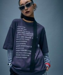 GEVS. | フェイクレイヤードTシャツ＜大きいサイズ有＞GEVS.(Tシャツ/カットソー)