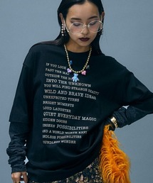 フェイクレイヤードTシャツ<大きいサイズ有>GEVS.