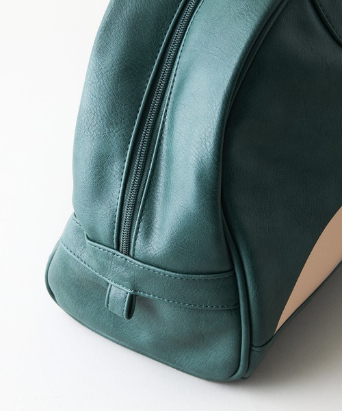 PUMA(プーマ)の「【PUMA/プーマ】【容量17L 高見えPUレザー】ビンテージPUボストンバッグ 軽量 レトロ ストリート y2k スポーツミックス 古着風 おしゃれ ユニセックス(ボストンバッグ・メンズ・ブラウン/ブラック/グリーン/ホワイト・FREE)」の9枚目の写真