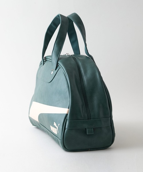 PUMA(プーマ)の「【PUMA/プーマ】【容量17L 高見えPUレザー】ビンテージPUボストンバッグ 軽量 レトロ ストリート y2k スポーツミックス 古着風 おしゃれ ユニセックス(ボストンバッグ・メンズ・ブラウン/ブラック/グリーン/ホワイト・FREE)」の10枚目の写真