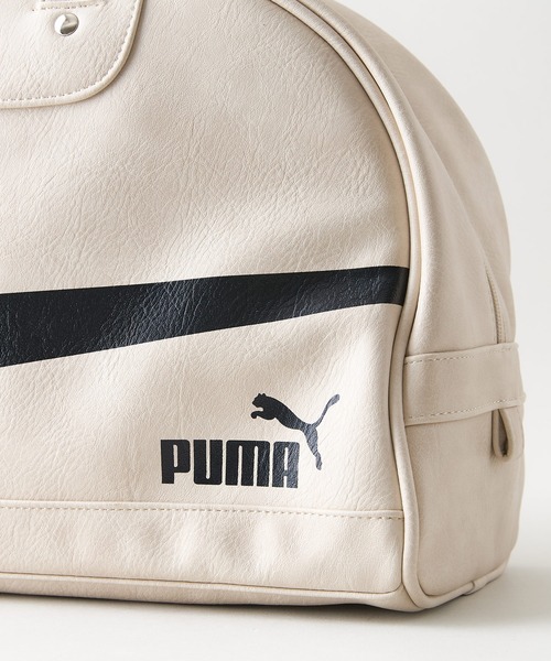 PUMA(プーマ)の「【PUMA/プーマ】【容量17L 高見えPUレザー】ビンテージPUボストンバッグ 軽量 レトロ ストリート y2k スポーツミックス 古着風 おしゃれ ユニセックス(ボストンバッグ・メンズ・ブラウン/ブラック/グリーン/ホワイト・FREE)」の13枚目の写真