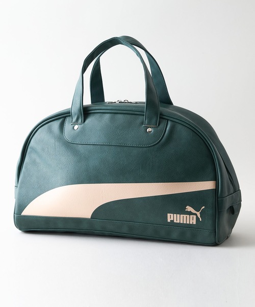PUMA(プーマ)の「【PUMA/プーマ】【容量17L 高見えPUレザー】ビンテージPUボストンバッグ 軽量 レトロ ストリート y2k スポーツミックス 古着風 おしゃれ ユニセックス(ボストンバッグ・メンズ・ブラウン/ブラック/グリーン/ホワイト・FREE)」の19枚目の写真