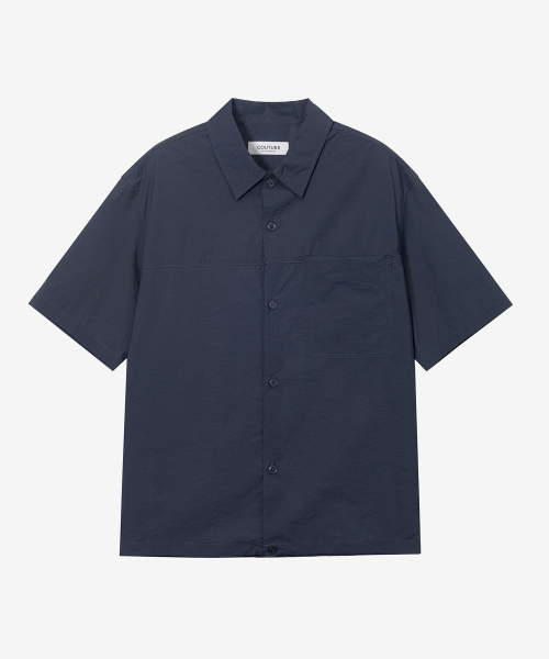 MINDBRIDGE（マインドブリッジ）の「[COUTURE]ナイロンオーバーサイズポケット半袖シャツ - 2カラー（シャツ/ブラウス・メンズ・チャコールグレー/ミント・100/110/95/105）」の15枚目の写真