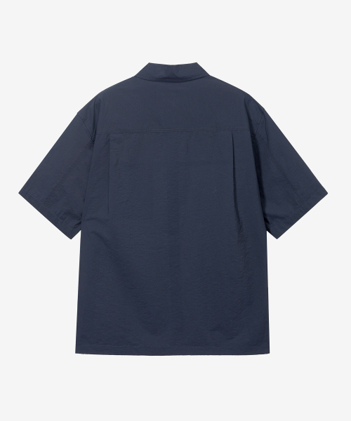 MINDBRIDGE（マインドブリッジ）の「[COUTURE]ナイロンオーバーサイズポケット半袖シャツ - 2カラー（シャツ/ブラウス・メンズ・チャコールグレー/ミント・100/110/95/105）」の16枚目の写真