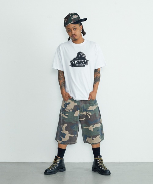 XLARGE(エクストララージ)の「OLD OG S/S TEE(Tシャツ/カットソー・メンズ・ブラック/グレー/ホワイト/ブラウン・XXL/M/XL/XS/S/L)」の7枚目の写真